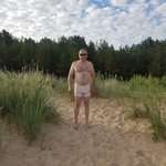 вецаки. пляж (Photo!) gets acquainted with a man (#6351840)