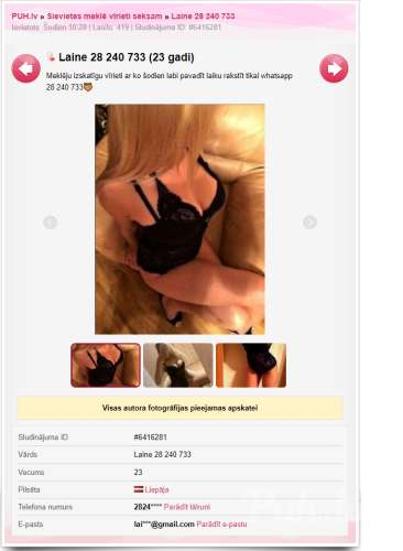 Viltus profils ! Itkā pārdos savas bildes/ video ,  un pēc tam solīs tikšanos bez…