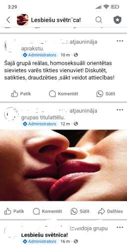 Šis sludinājums attiecas tikai uz reālām homoseksuāli orientētām sievietēm no La…