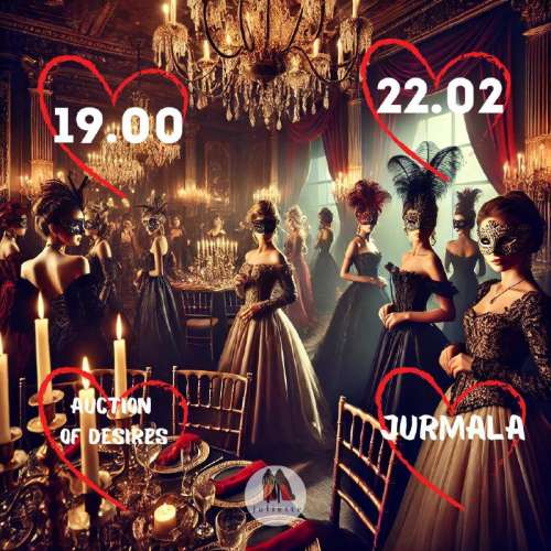 22.  02.  Jūrmalā,  skaistā Royal stila ēkā 19:00

🧡Svētā Valentīna dienas K…