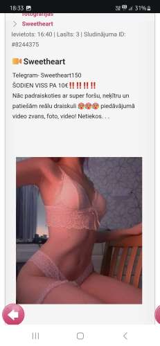 SWEETHEART PALDIES PAR VIDEO ZVANU❤️ IESAKU.  TELEGRAM- Sweetheart150