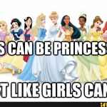 boys CAN be princess! Мальчики тоже могут стать принцессами