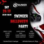 28. 10. 23. -Sestdiena
Swinger Halloween Party
21:00-8:00
Laipni lūgti ciemos 🔥🔥…